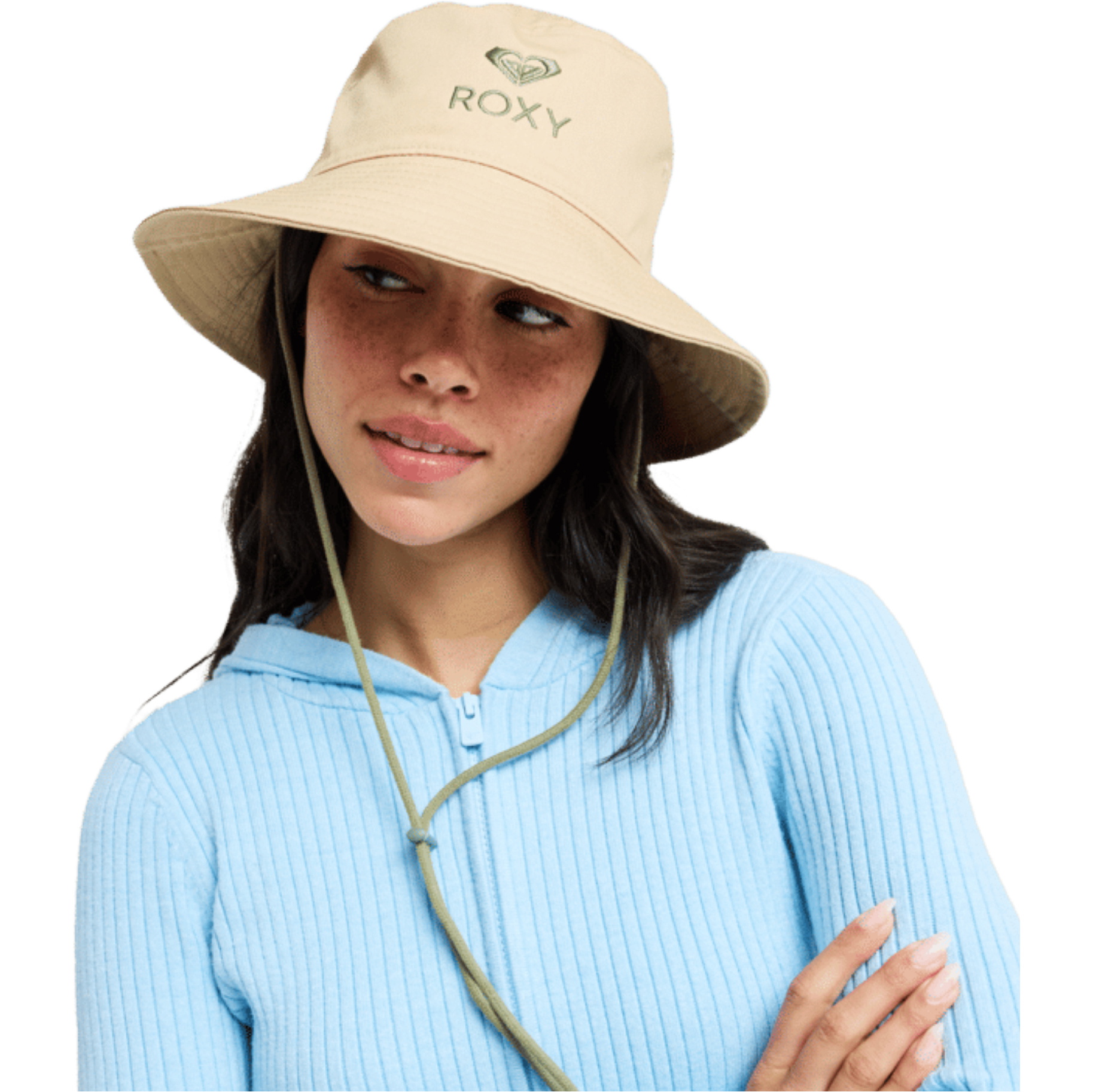 2026 Roxy Boné Feminino Come To Brazil ERJHA04485 - Pebble